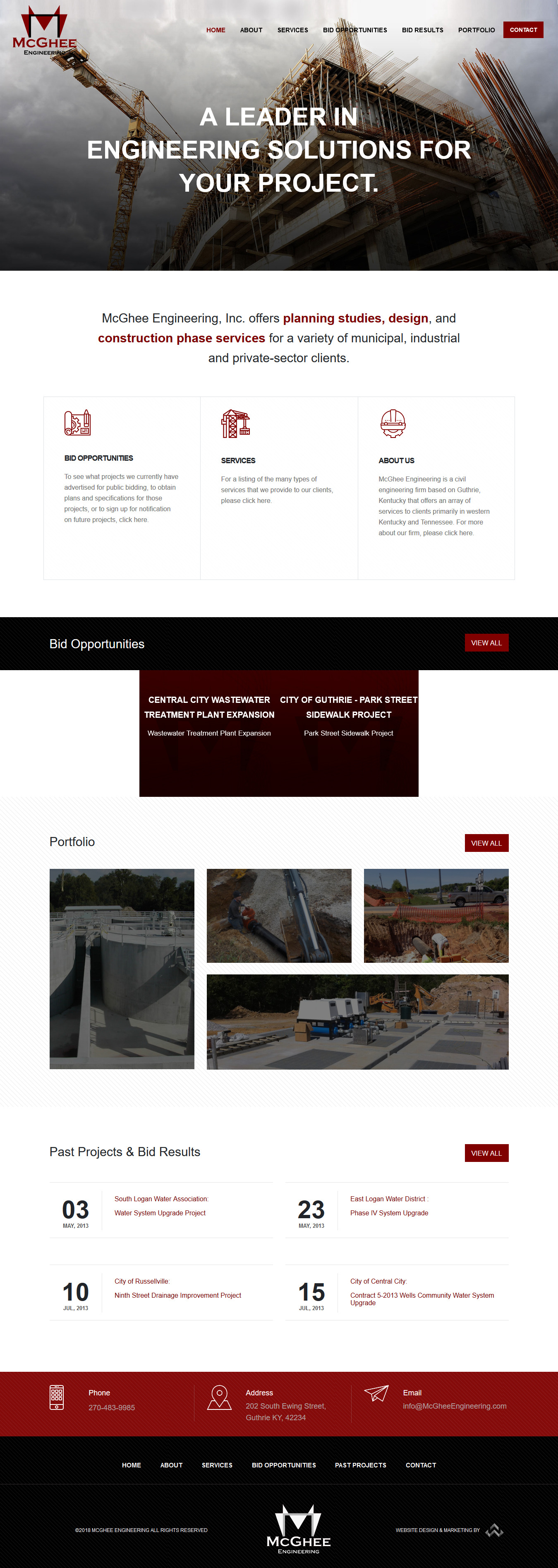 McGhee engineering website