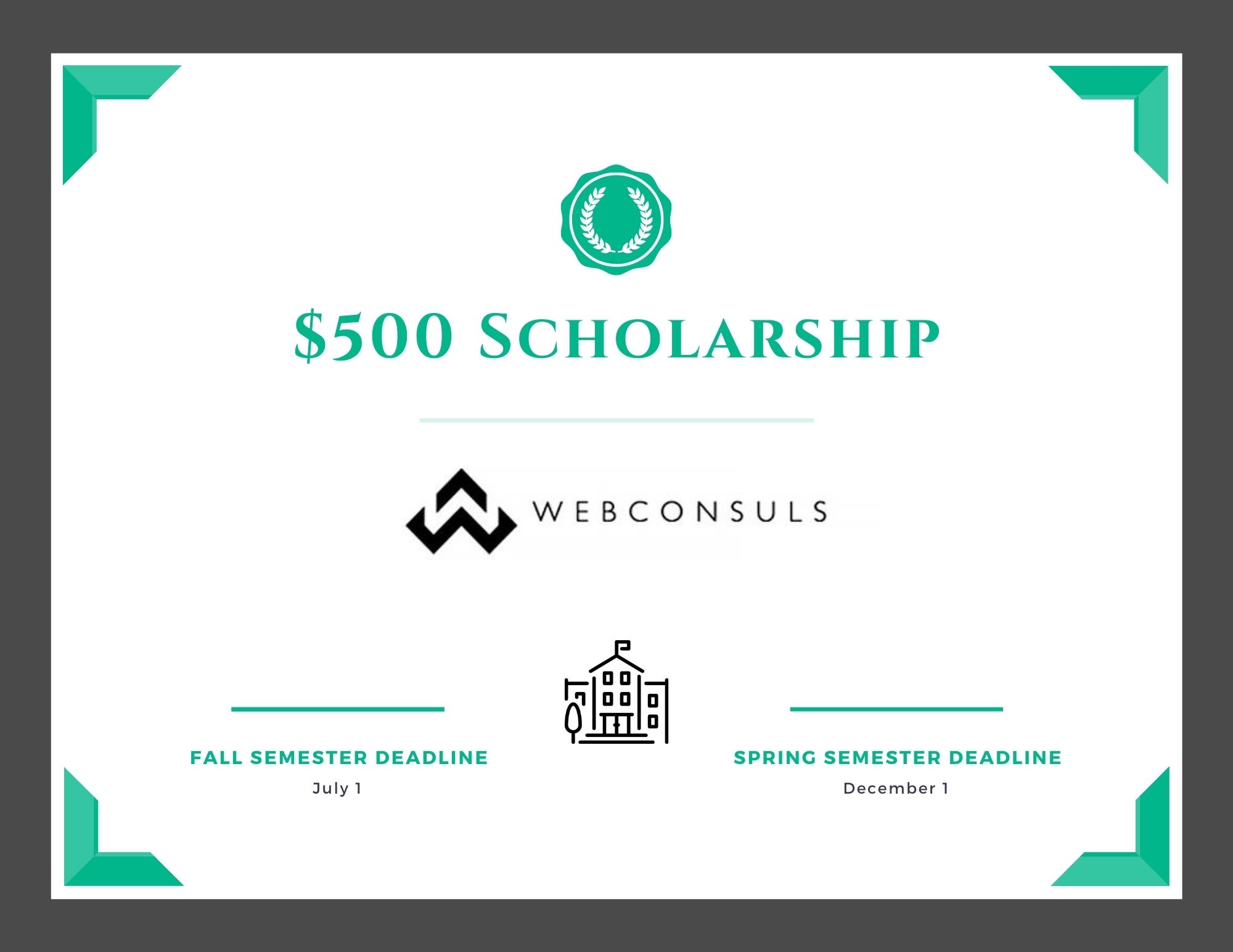 webconsuls scholarship