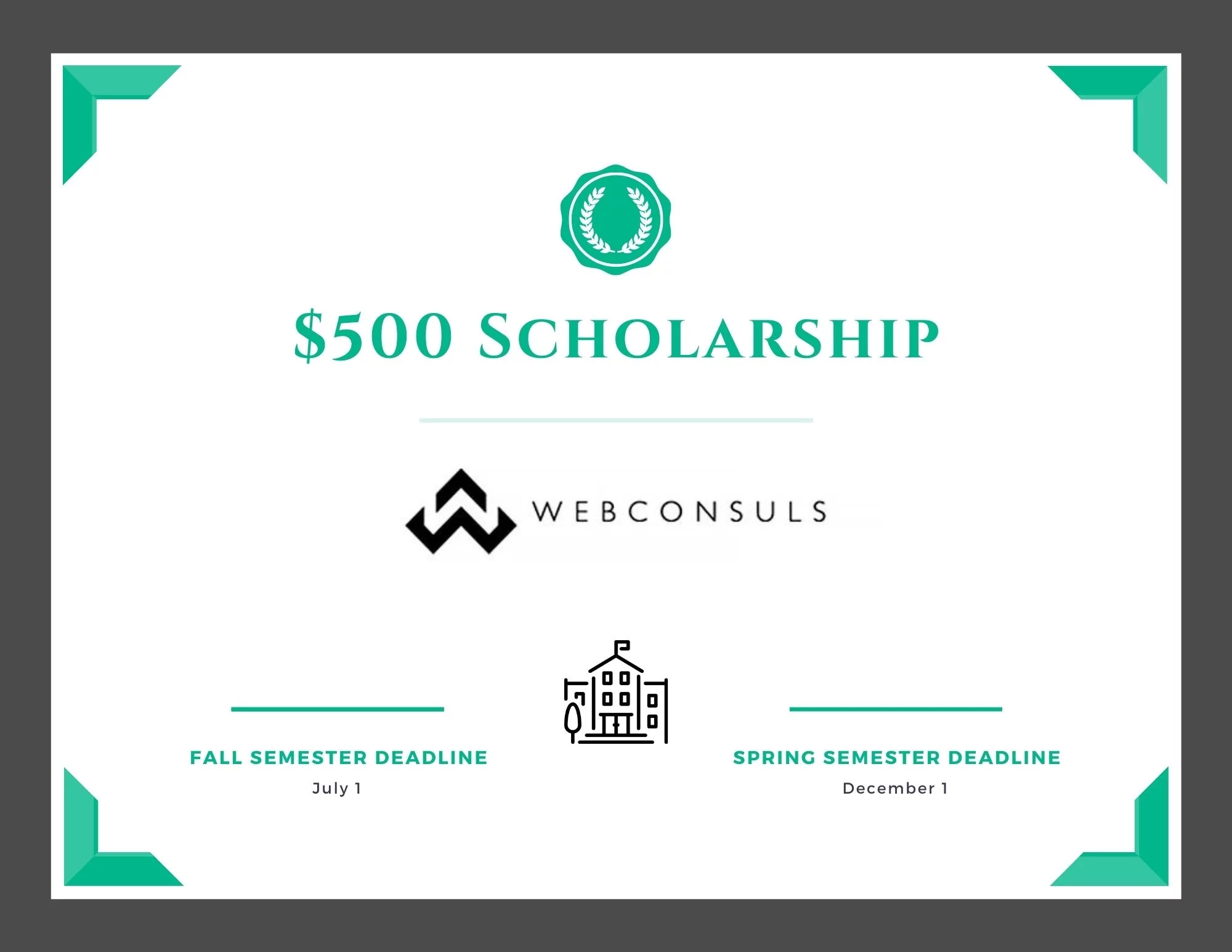 webconsuls scholarship